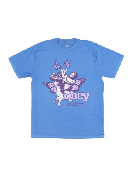 T-shirt Obey blau
