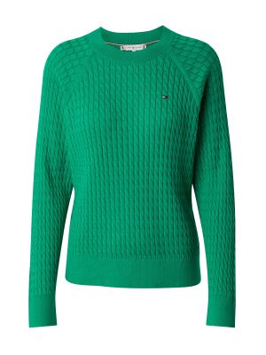 Пуловер Tommy Hilfiger зелено