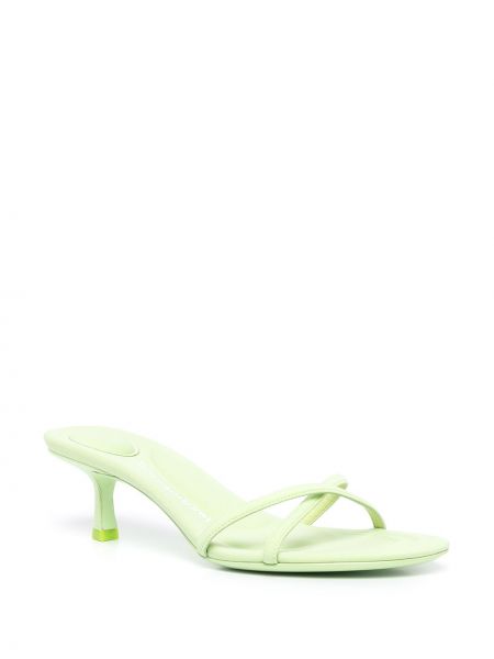 Kožené sandály Alexander Wang zelené