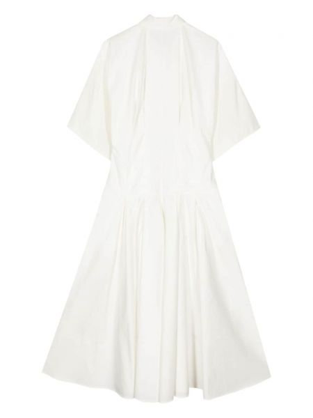 Sukienka koszulowa z nadrukiem w abstrakcyjne wzory Rosie Assoulin biała