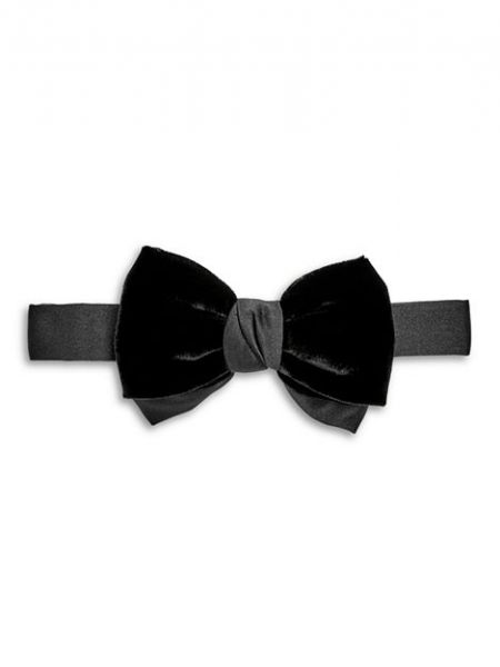 Бархатный галстук-бабочка Paris Velvet Lanvin, Black
