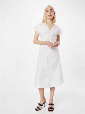 Μίντι φόρεμα United Colors Of Benetton λευκό