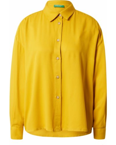 Μπλούζα United Colors Of Benetton κίτρινο