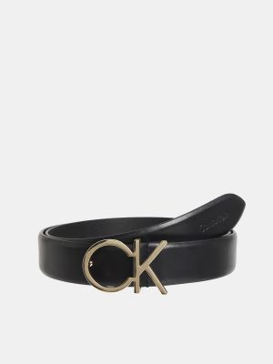 Cinturón de cuero con hebilla Calvin Klein