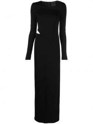 Asymetrické koktejlové šaty Givenchy černé