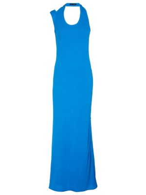 Jersey hosszú ruha Proenza Schouler kék