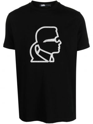 T-shirt Karl Lagerfeld svart