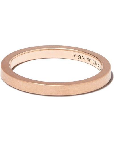 Złoty pierścionek Le Gramme
