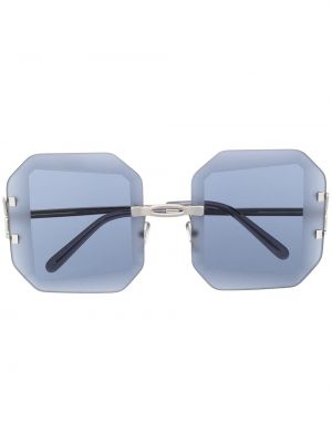 Gafas de sol oversized Marni Eyewear azul