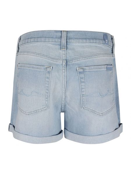 Pantalones cortos vaqueros 7 For All Mankind azul
