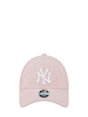 Cappello con visiera di feltro New Era rosa