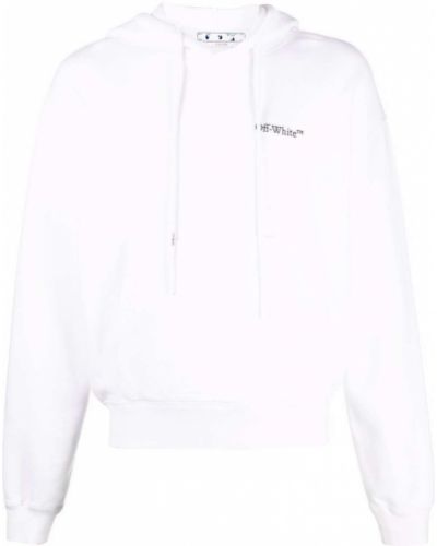 Hoodie Off-white vit