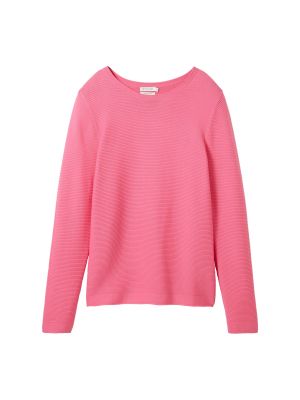 Пуловер Tom Tailor розово