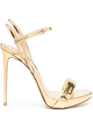 Kožené sandály Le Silla zlaté