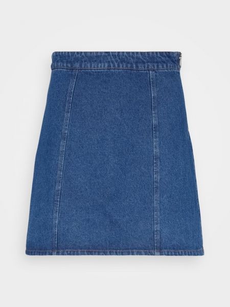 Spódnica jeansowa Vila niebieska