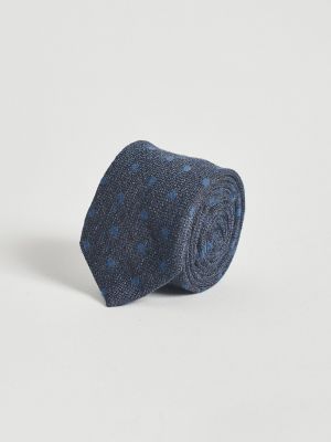 Vlněná kravata Altinyildiz Classics modrá