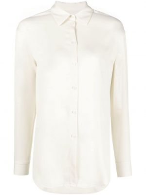 Krekls ar pogām Calvin Klein balts
