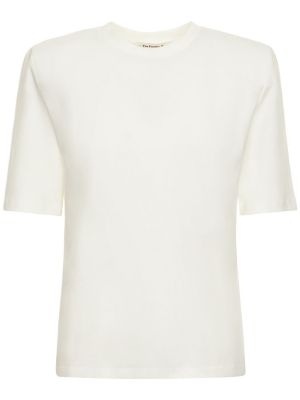 Camiseta de algodón The Frankie Shop blanco