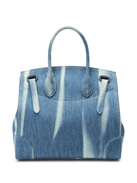 Shopper handtasche Ralph Lauren Collection blau