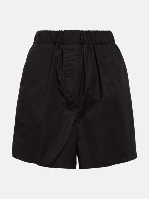 Shorts en coton The Frankie Shop noir