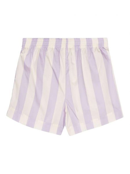 Shorts en coton Mc2 Saint Barth violet
