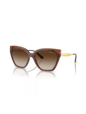 Gafas de sol con efecto degradado oversized Vogue marrón