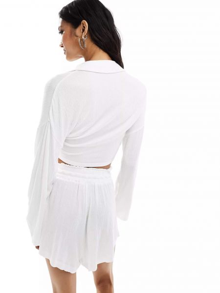 Рубашка с длинным рукавом Asos Design белая