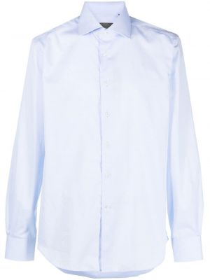 Hemd aus baumwoll Corneliani blau