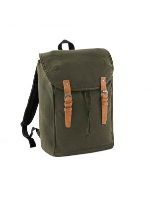 Рюкзак для ноутбука ретро Quadra зеленый