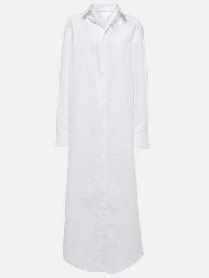 Bavlnené midi šaty Alaã¯a biela