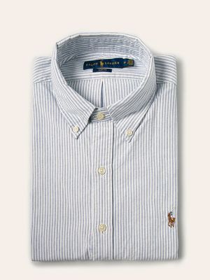 Koszula slim fit Polo Ralph Lauren niebieska