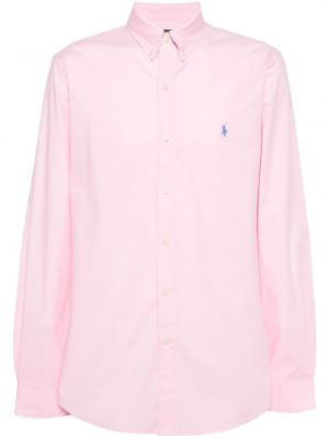 Pūkinė polo marškinėliai Polo Ralph Lauren rožinė