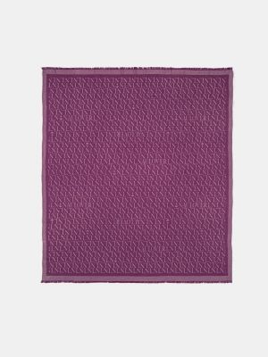 Pañuelo de tejido jacquard Naulover violeta