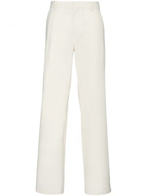 Chino панталони Prada бяло
