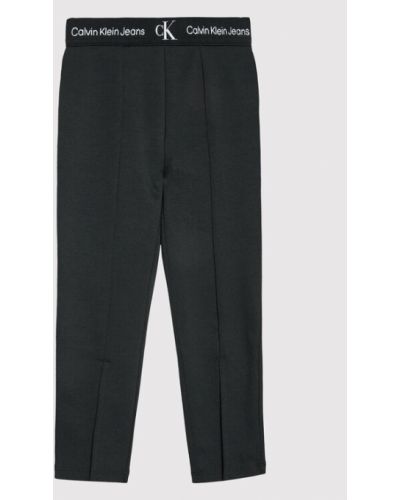 Calvin Klein Jeans Leggings Punto IG0IG01433 Fekete Slim Fit