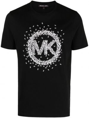 Βαμβακερή μπλούζα με σχέδιο Michael Kors