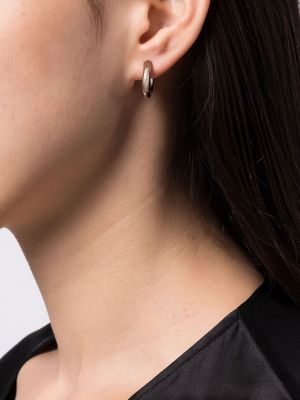 Boucles d'oreilles à boucle Laura Lombardi argenté