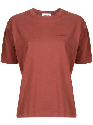 Camiseta con bordado Ambush rojo