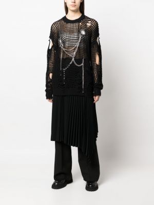 Distressed pullover Junya Watanabe schwarz