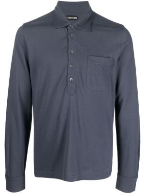 Jersey pólóing Tom Ford kék