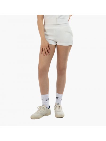 Велюровые шорты Juicy Couture белые