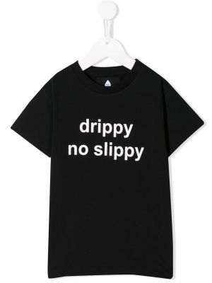 T-shirt con stampa Duoltd nero