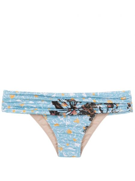 Bikini cu model floral cu imagine Clube Bossa albastru