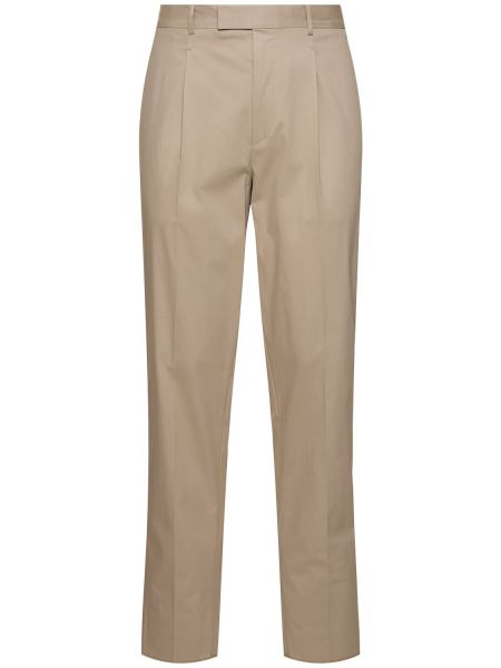 Puuvilla housut Zegna beige