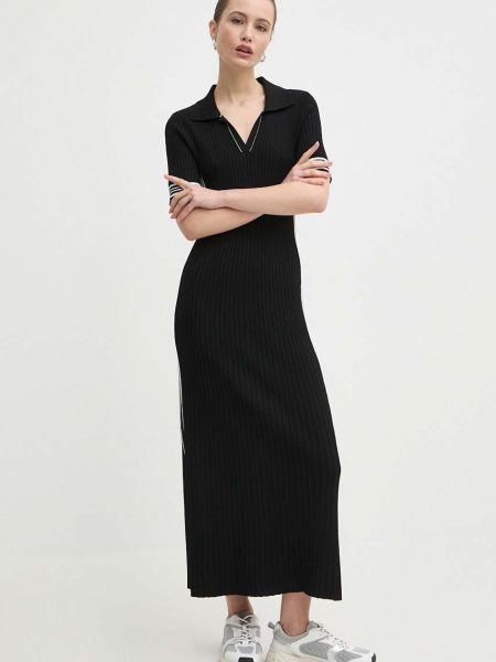 Черное длинное платье Miss Sixty