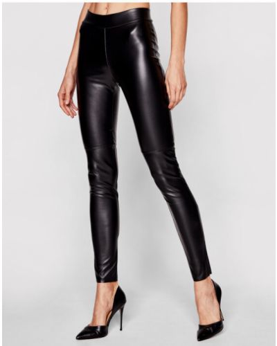 Wolford Colanți Estella 19156 Negru Slim Fit