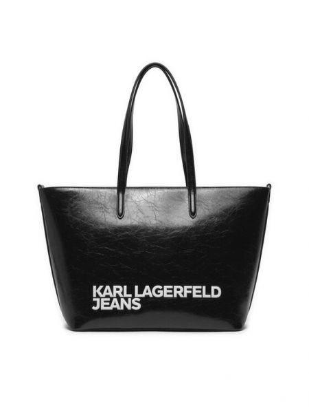 Сумка з ручками Karl Lagerfeld Jeans чорна