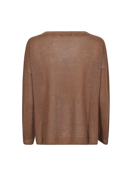 Suéter de lino Max Mara Weekend marrón