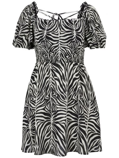 Kleid mit print mit zebra-muster Hugo