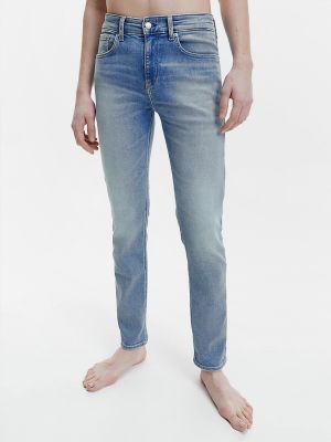 Priliehavé slim fit priliehavé skinny fit džínsy Calvin Klein